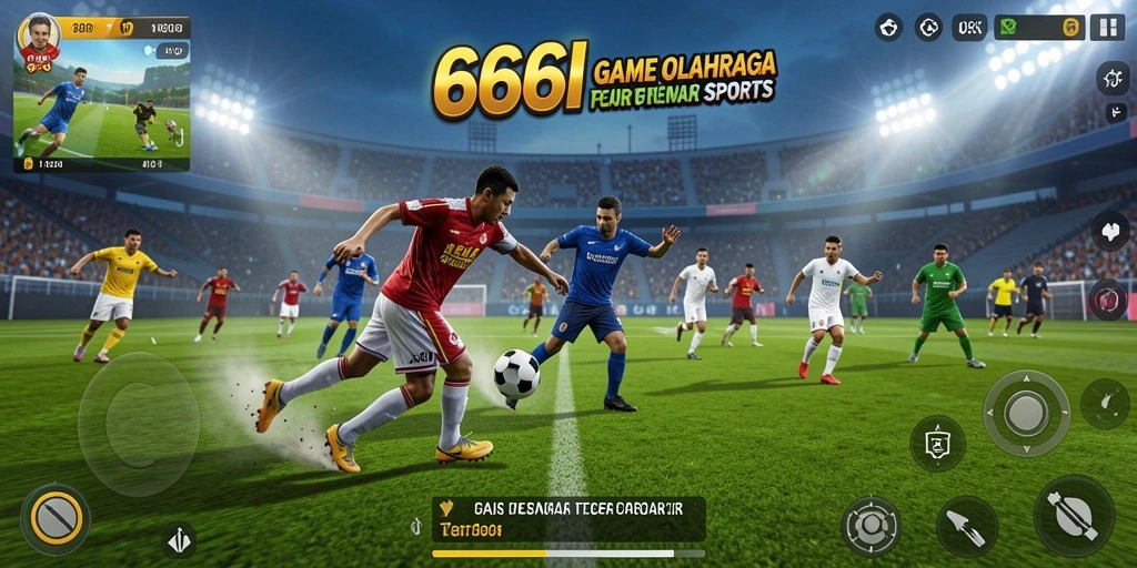 Tampilan menarik dari gameplay <strong>666I</strong> yang mendebarkan dalam olahraga.