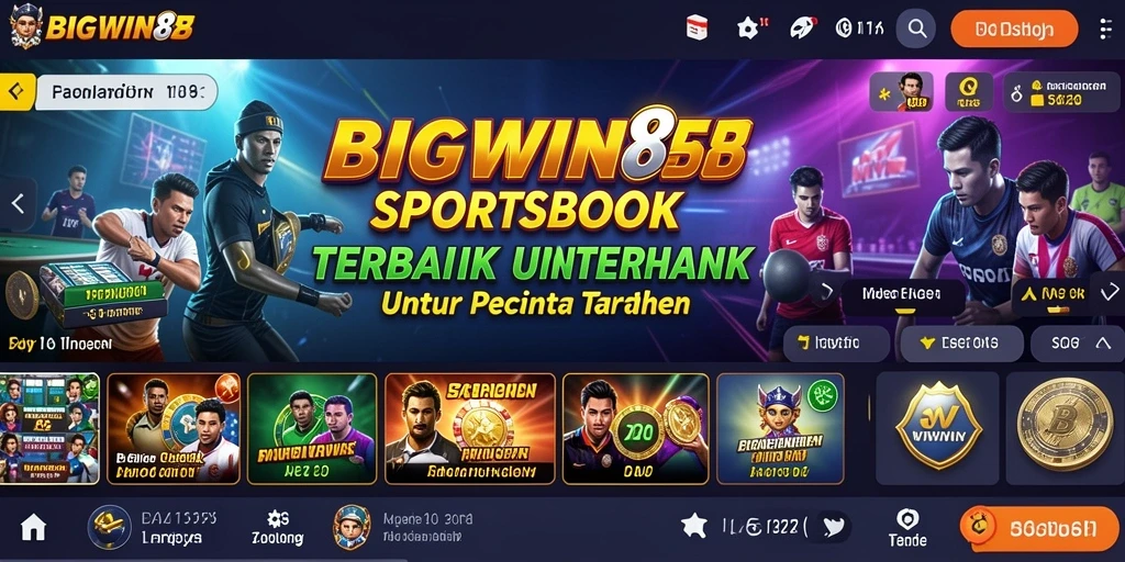 Tampilan gameplay menarik dari BIGWIN88 untuk taruhan olahraga.