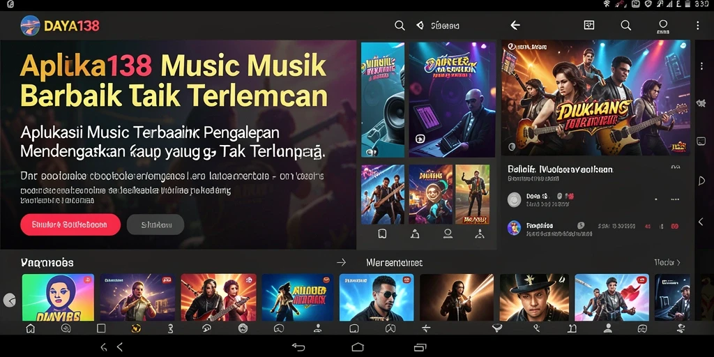 Tampilan gameplay DAYA138 dengan antarmuka musik yang menarik dan mudah digunakan.