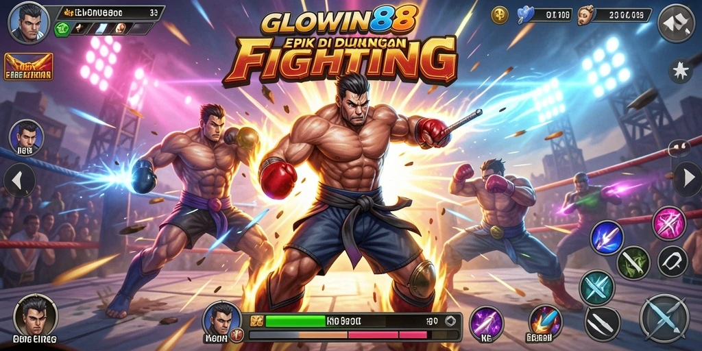 Menampilkan aksi pertarungan yang menegangkan di GLOWIN88.