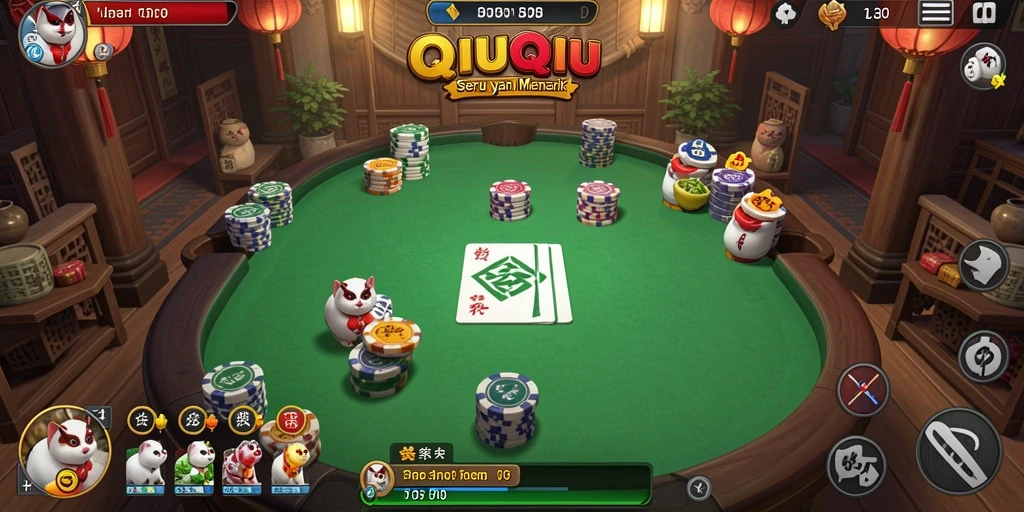 Tangkapan layar gameplay HO3 yang menampilkan aksi QiuQiu yang seru.