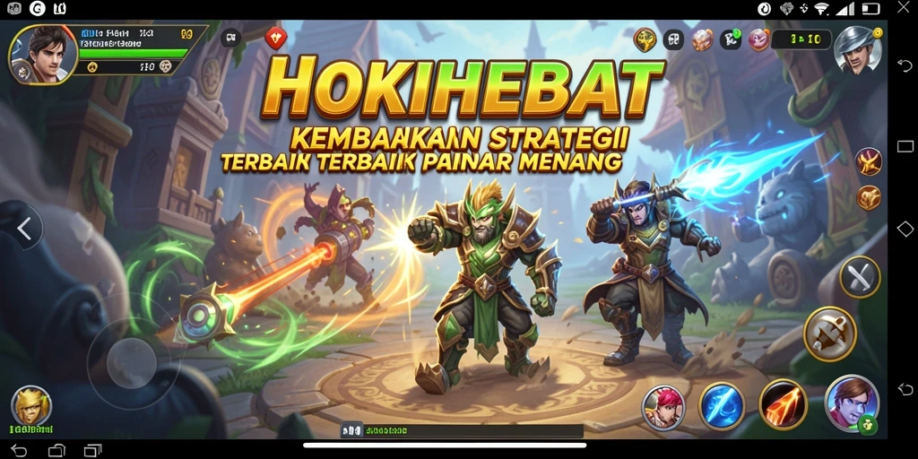 Tampilan gameplay menarik dari HOKIHEBAT dengan elemen strategi sederhana.