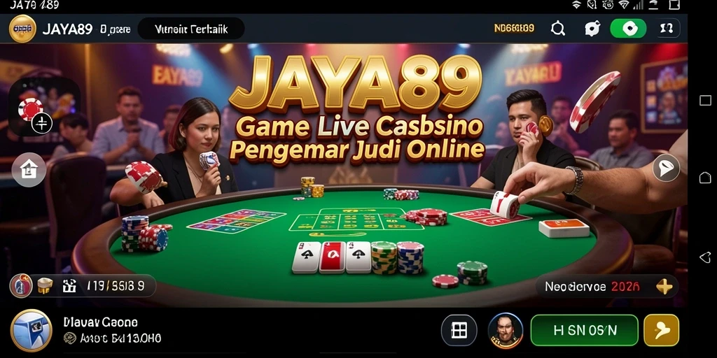 Gameplay Live Casino menegangkan dengan dealer langsung di JAYA89.