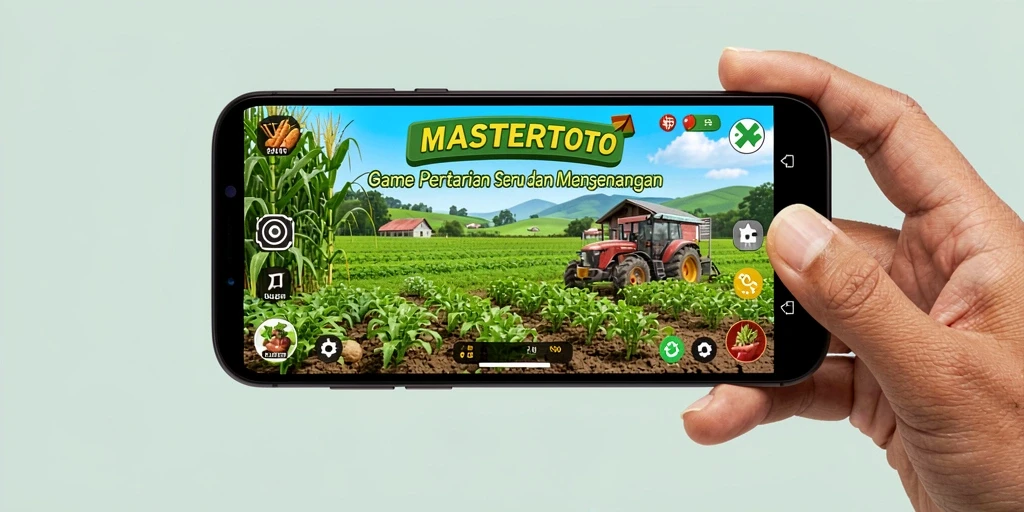 Gameplay seru MASTERTOTO yang menggambarkan keseruan bertani.