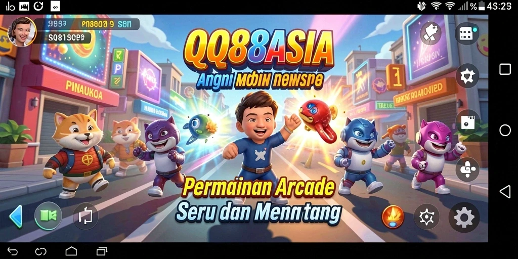 Tampilan seru gameplay QQ88ASIA dengan grafis menawan.