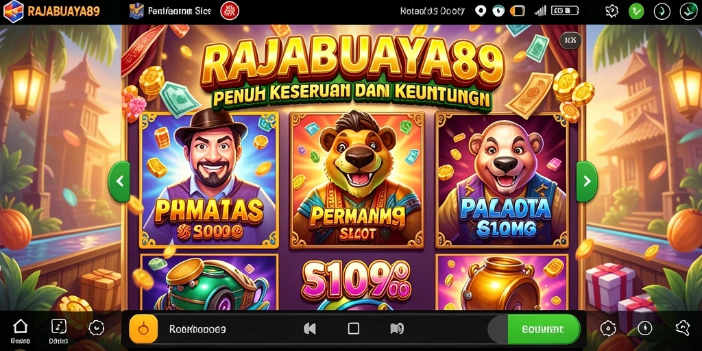 Tampilan gameplay RAJABUAYA89 yang menarik dan mengasyikkan.