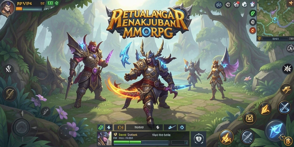 Gameplay RPVIP4 yang mendebarkan di dunia MMORPG.