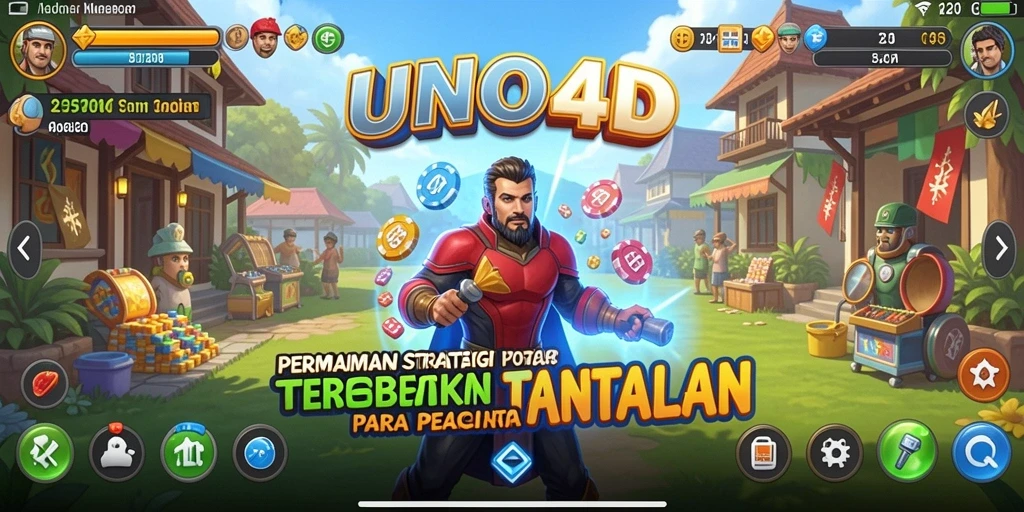 Gameplay seru dan strategis dalam UNO4D, tantangan menanti pemain.
