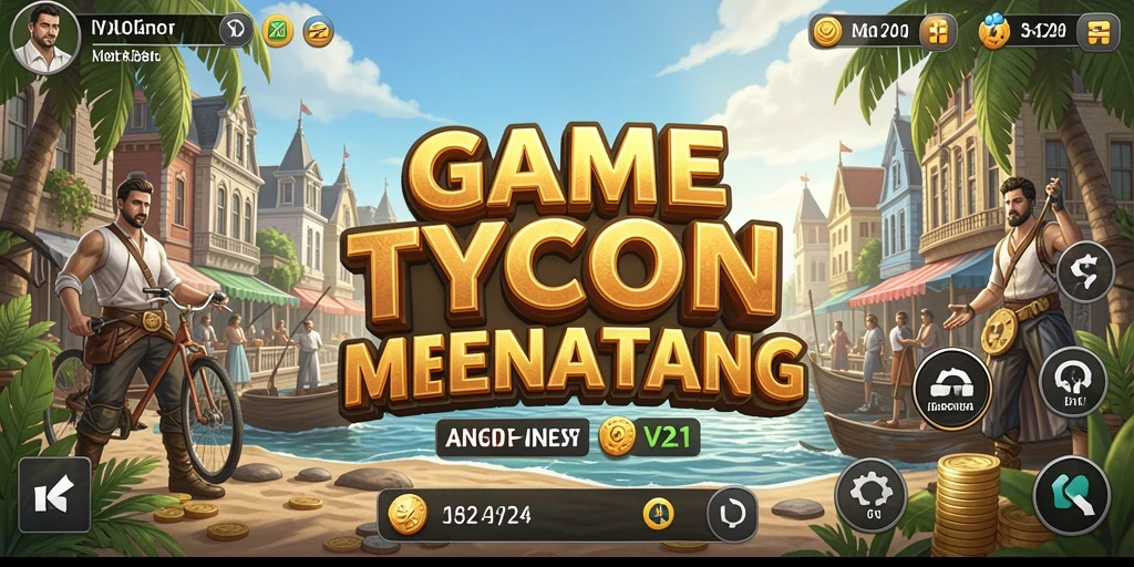 Tampilan gameplay Tycoon V21 yang mendebarkan.